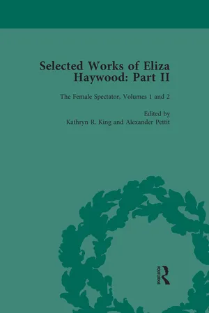 Selected Works of Eliza Haywood, Part II Vol 2