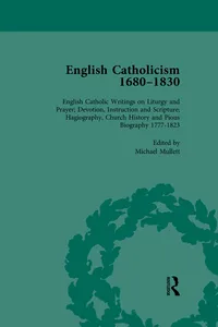 English Catholicism, 1680-1830, vol 6_cover