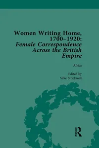 Women Writing Home, 1700-1920 Vol 1_cover