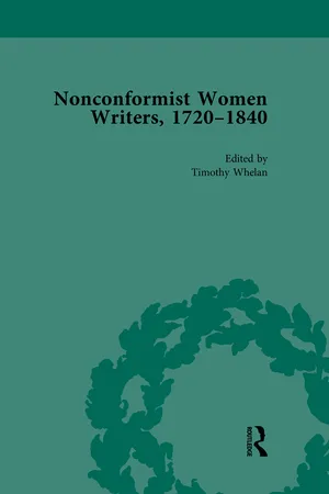 Nonconformist Women Writers, 1720-1840, Part II vol 7