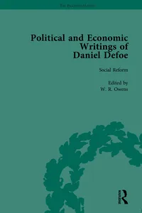 The Political and Economic Writings of Daniel Defoe Vol 8_cover