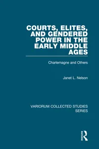 Courts, Elites, and Gendered Power in the Early Middle Ages_cover