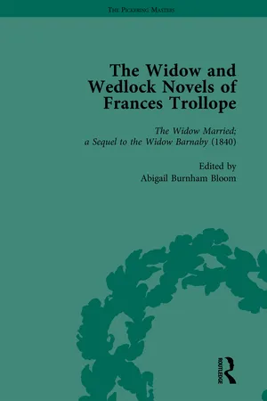 The Widow and Wedlock Novels of Frances Trollope Vol 2