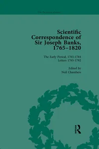 The Scientific Correspondence of Sir Joseph Banks, 1765-1820 Vol 1_cover