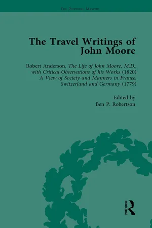 The Travel Writings of John Moore Vol 1