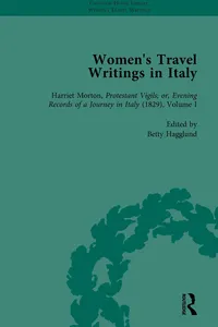 Women's Travel Writings in Italy, Part II vol 8_cover