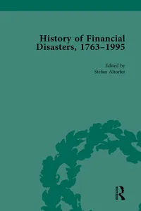 The History of Financial Disasters, 1763-1995 Vol 1_cover