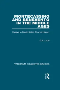 Montecassino and Benevento in the Middle Ages_cover