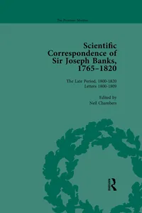 The Scientific Correspondence of Sir Joseph Banks, 1765-1820 Vol 5_cover