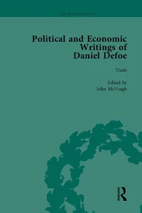 The Political and Economic Writings of Daniel Defoe Vol 7_cover