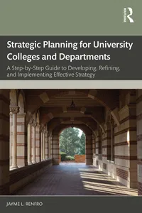 Strategic Planning for University Colleges and Departments_cover