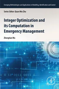 Integer Optimization and its Computation in Emergency Management_cover