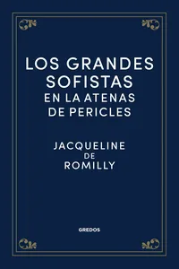 Los grandes sofistas en la Atenas de Pericles_cover