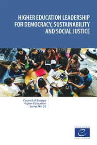 Higher education leadership for democracy, sustainability and social justice_cover