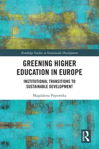 Greening Higher Education in Europe_cover