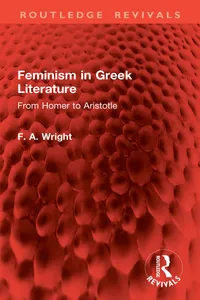 Feminism in Greek Literature_cover