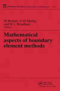 Mathematical Aspects of Boundary Element Methods_cover