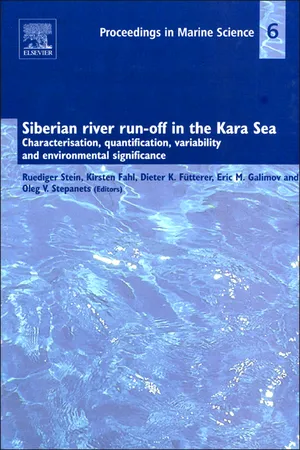 Siberian river run-off in the Kara Sea