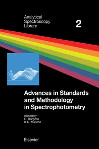 Advances in Standards and Methodology in Spectrophotometry_cover