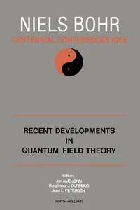 Recent Developments in Quantum Field Theory_cover