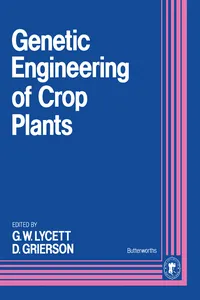 Genetic Engineering of Crop Plants_cover