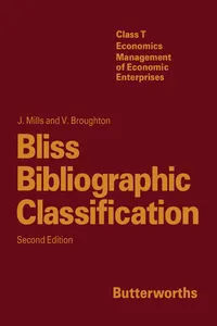 Bliss Bibliographic Classification_cover