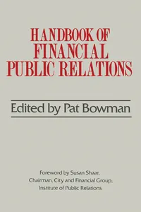 Handbook of Financial Public Relations_cover