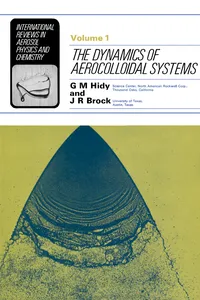 The Dynamics of Aerocolloidal Systems_cover