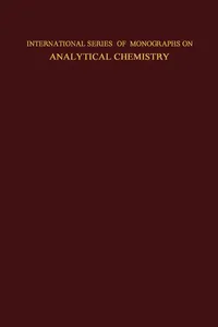 The Analytical Chemistry of Indium_cover