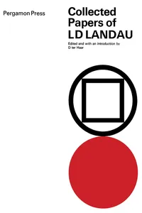 Collected Papers of L.D. Landau_cover