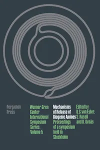 Mechanisms of Release of Biogenic Amines_cover