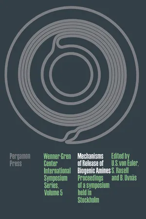 Mechanisms of Release of Biogenic Amines
