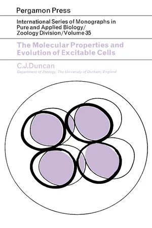 The Molecular Properties and Evolution of Excitable Cells