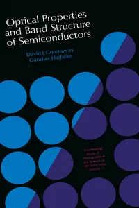 Optical Properties and Band Structure of Semiconductors_cover