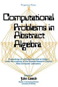 Computational Problems in Abstract Algebra_cover