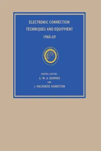 Electronic Connection Techniques and Equipment 1968-69_cover