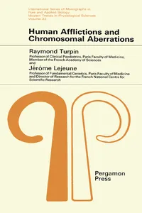 Human Afflictions and Chromosomal Aberrations_cover