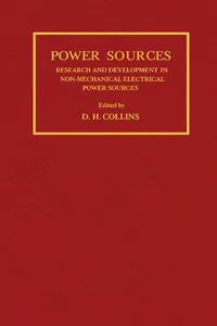 Research and Development in Non-Mechanical Electrical Power Sources_cover