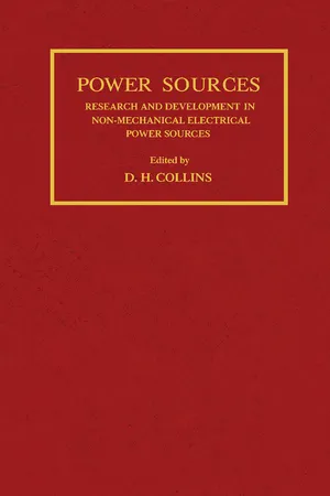 Research and Development in Non-Mechanical Electrical Power Sources