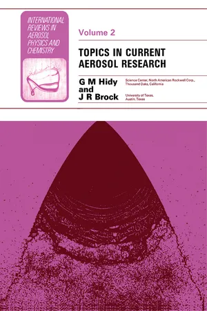 Topics in Current Aerosol Research