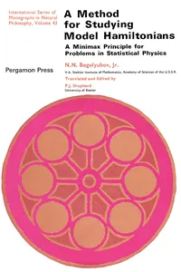 A Method for Studying Model Hamiltonians_cover