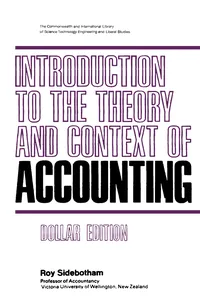 Introduction to the Theory and Context of Accounting_cover