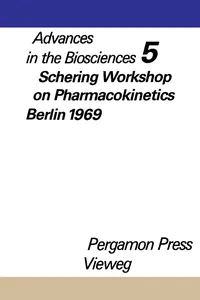 Schering Workshop on Pharmacokinetics, Berlin, May 8 and 9, 1969_cover