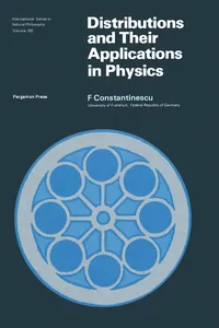 Distributions and Their Applications in Physics_cover