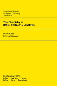 The Chemistry of Iron, Cobalt and Nickel_cover