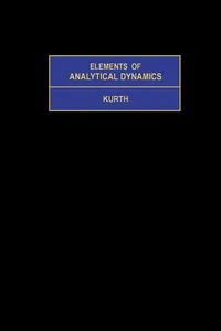 Elements of Analytical Dynamics_cover