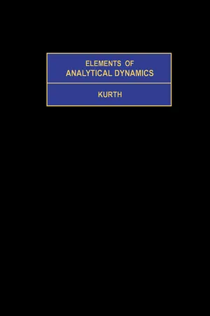 Elements of Analytical Dynamics