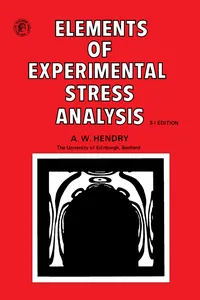 Elements of Experimental Stress Analysis_cover