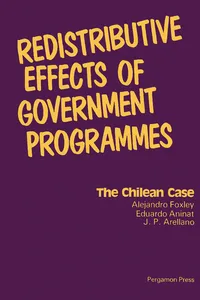 Redistributive Effects of Government Programmes_cover