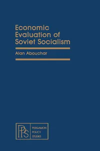 Economic Evaluation of Soviet Socialism_cover